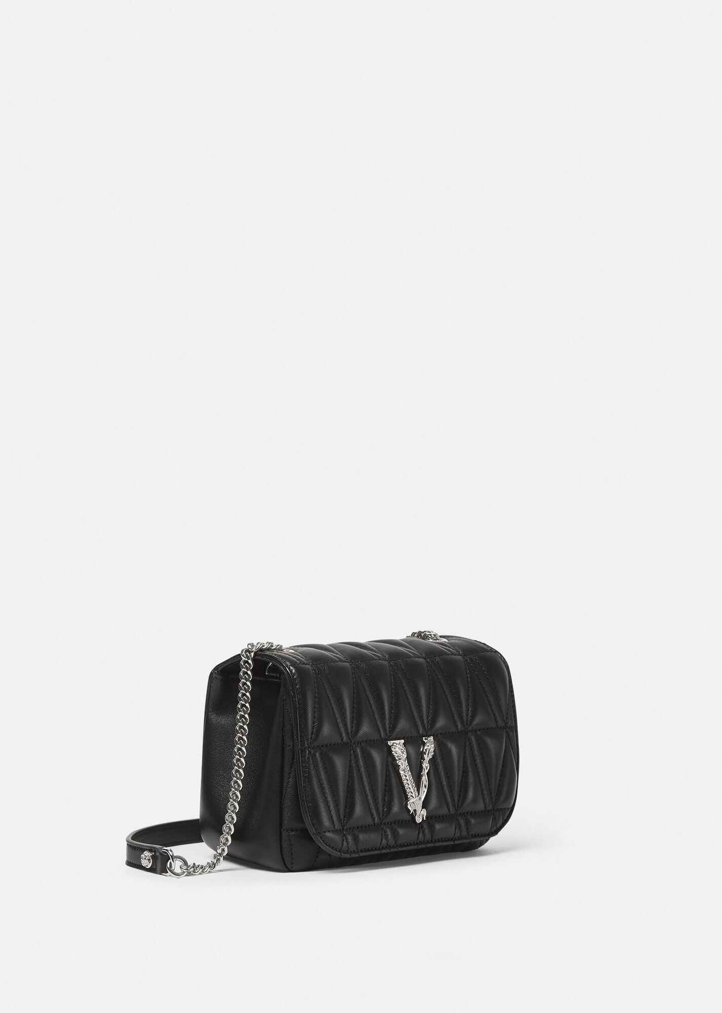 Virtus Quilted Nappa Leather Evening Bag - 3