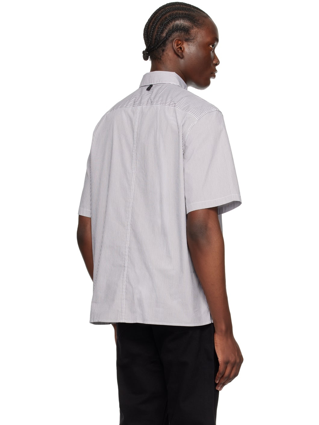 Gray & White Dalton Shirt - 3