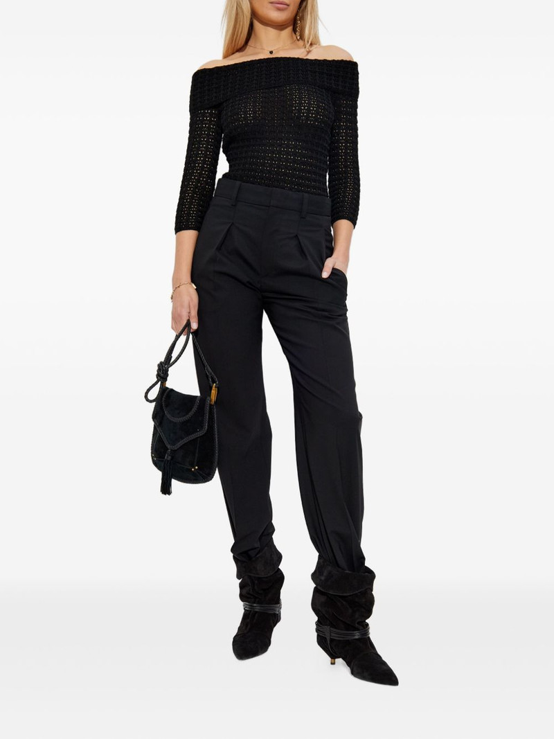 Isabel Marant off-shoulder knitted top outlook