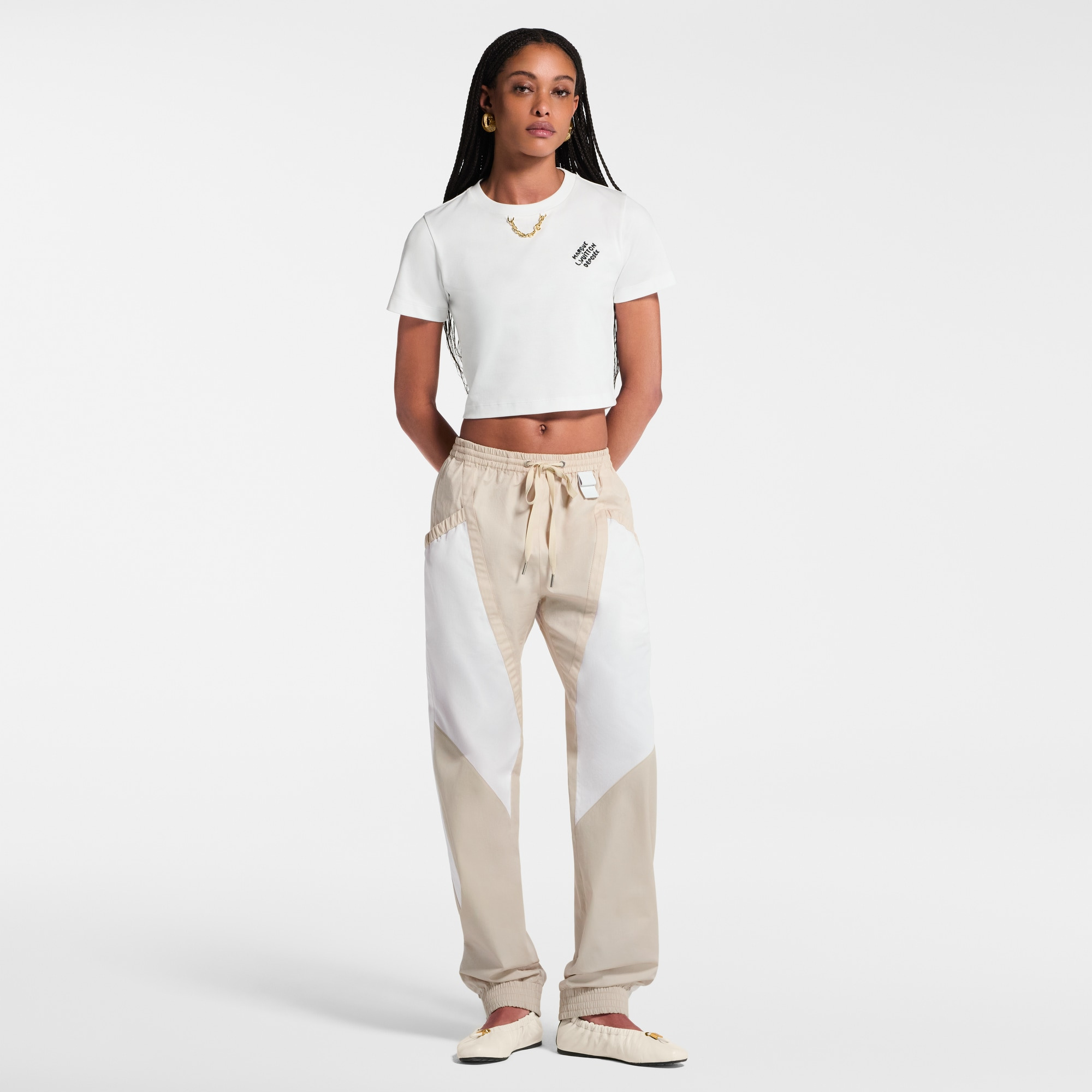 Embroidered Signature Crop Top - 6