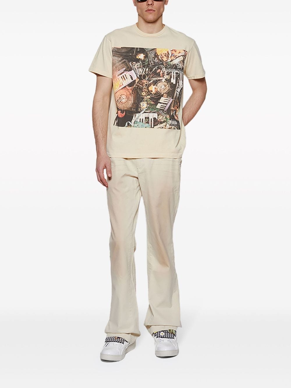 garment-dyed cotton chinos - 2