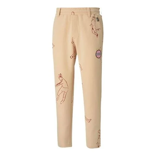 PUMA X KS TAILORED PANTS Knit Long Pants Peach 598437-12 - 1