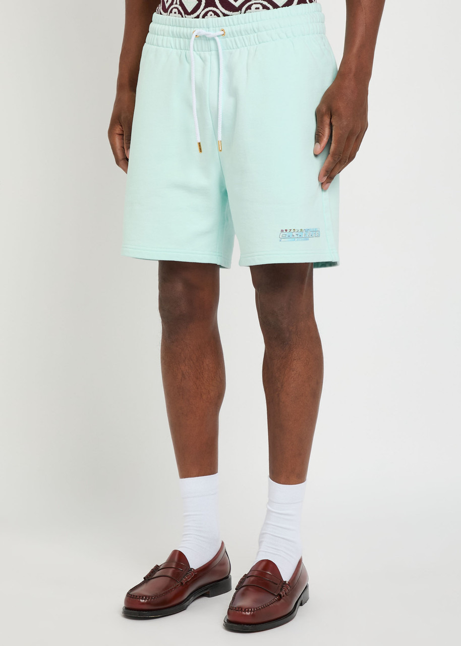 Casablanca Manga Tennis Ball Logo-print Cotton Shorts - 2