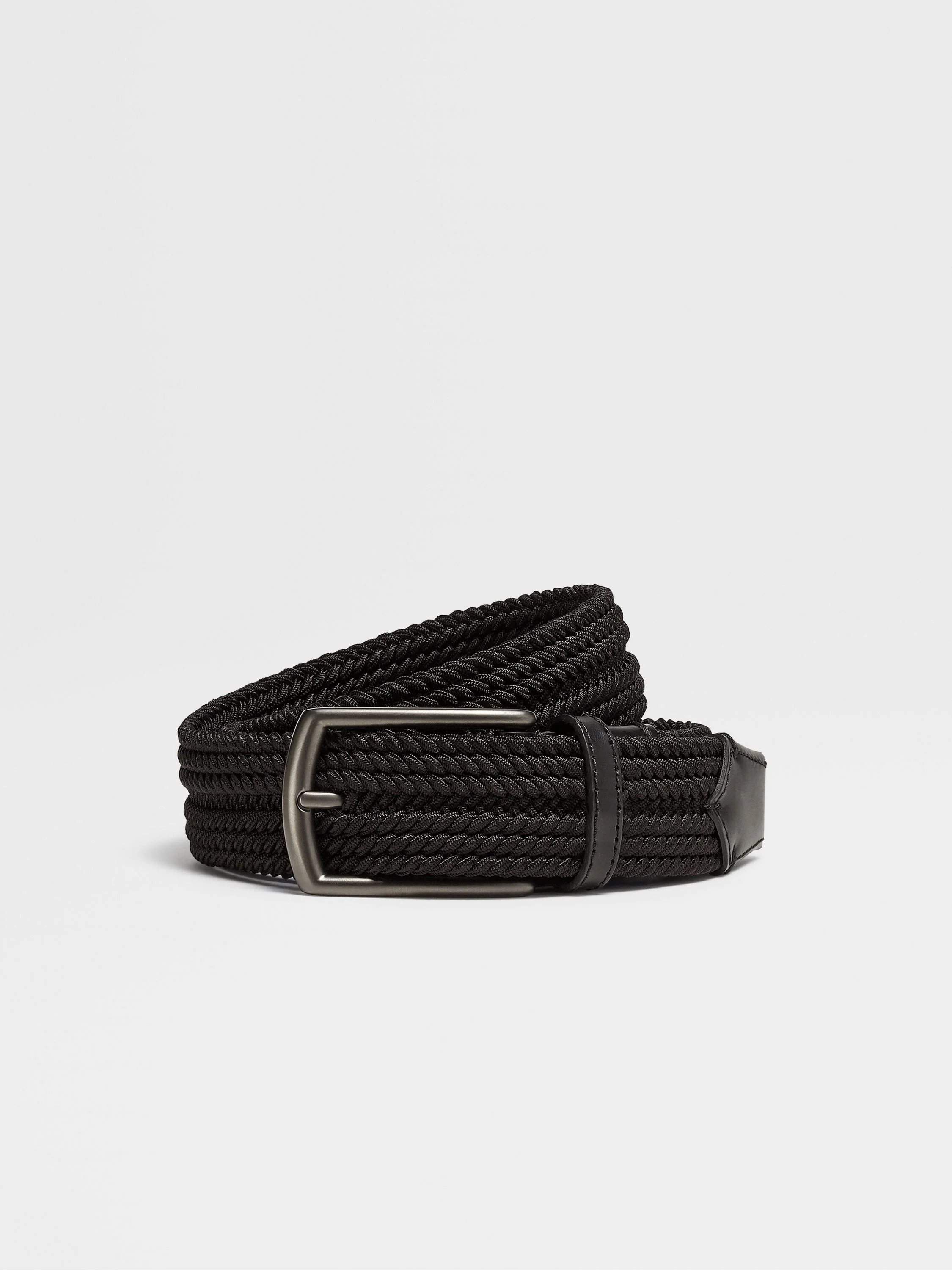 BLACK RAYON BELT - 1