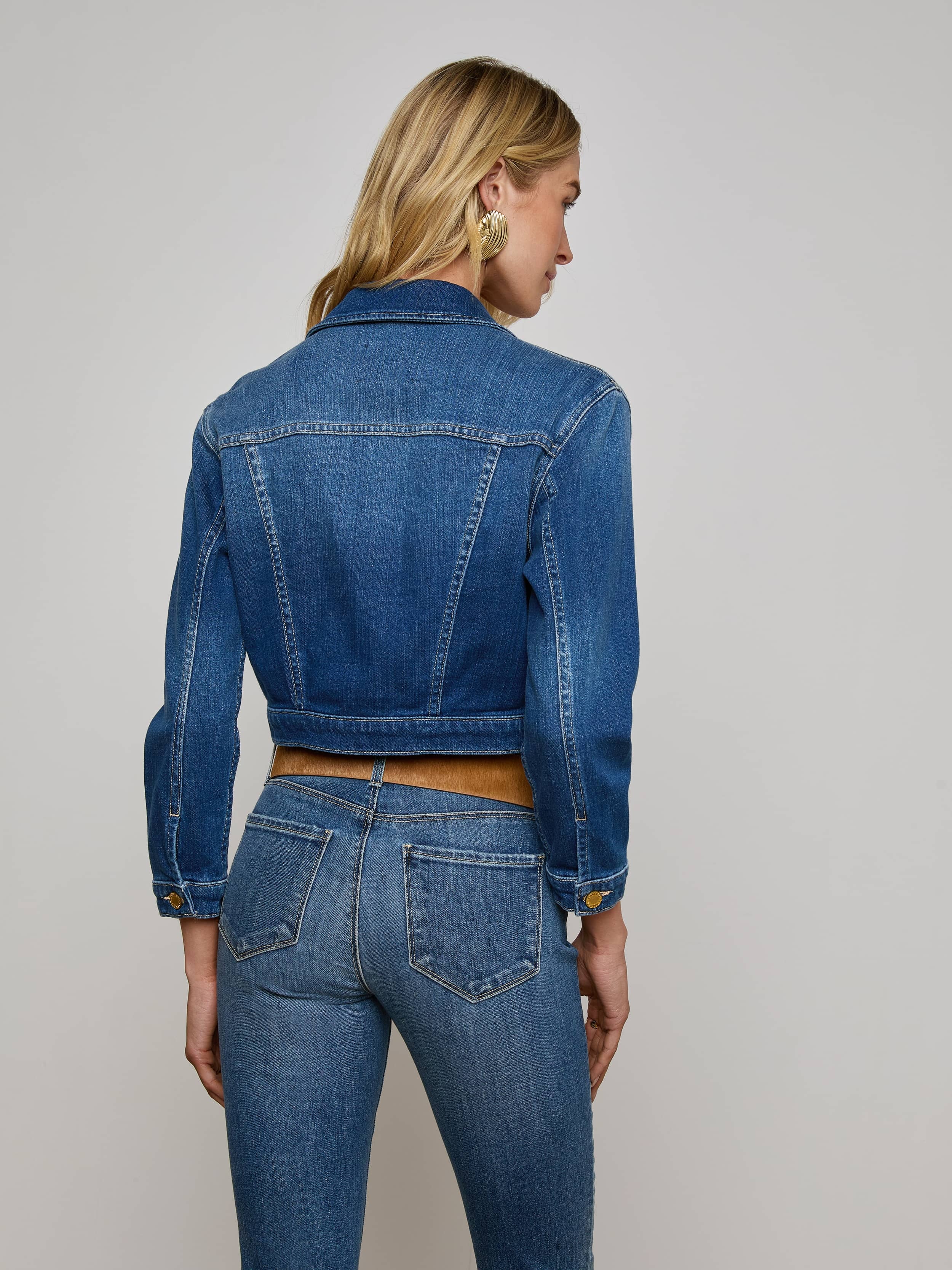 Koda Cropped Denim Jacket - 5