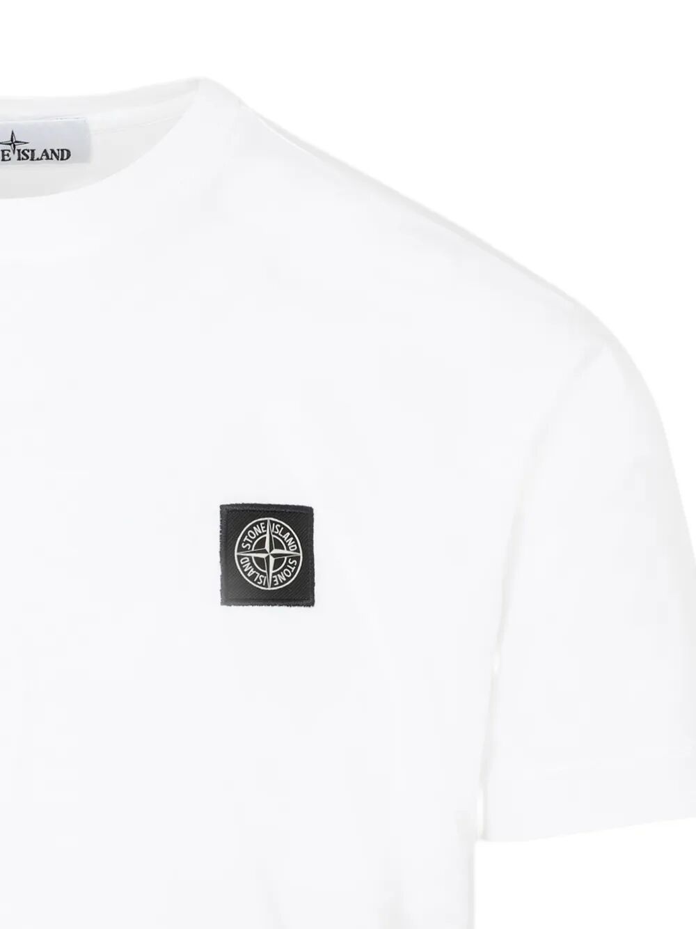 Slim Fit Cotton Jersey T-Shirt With Compass Patch - 3