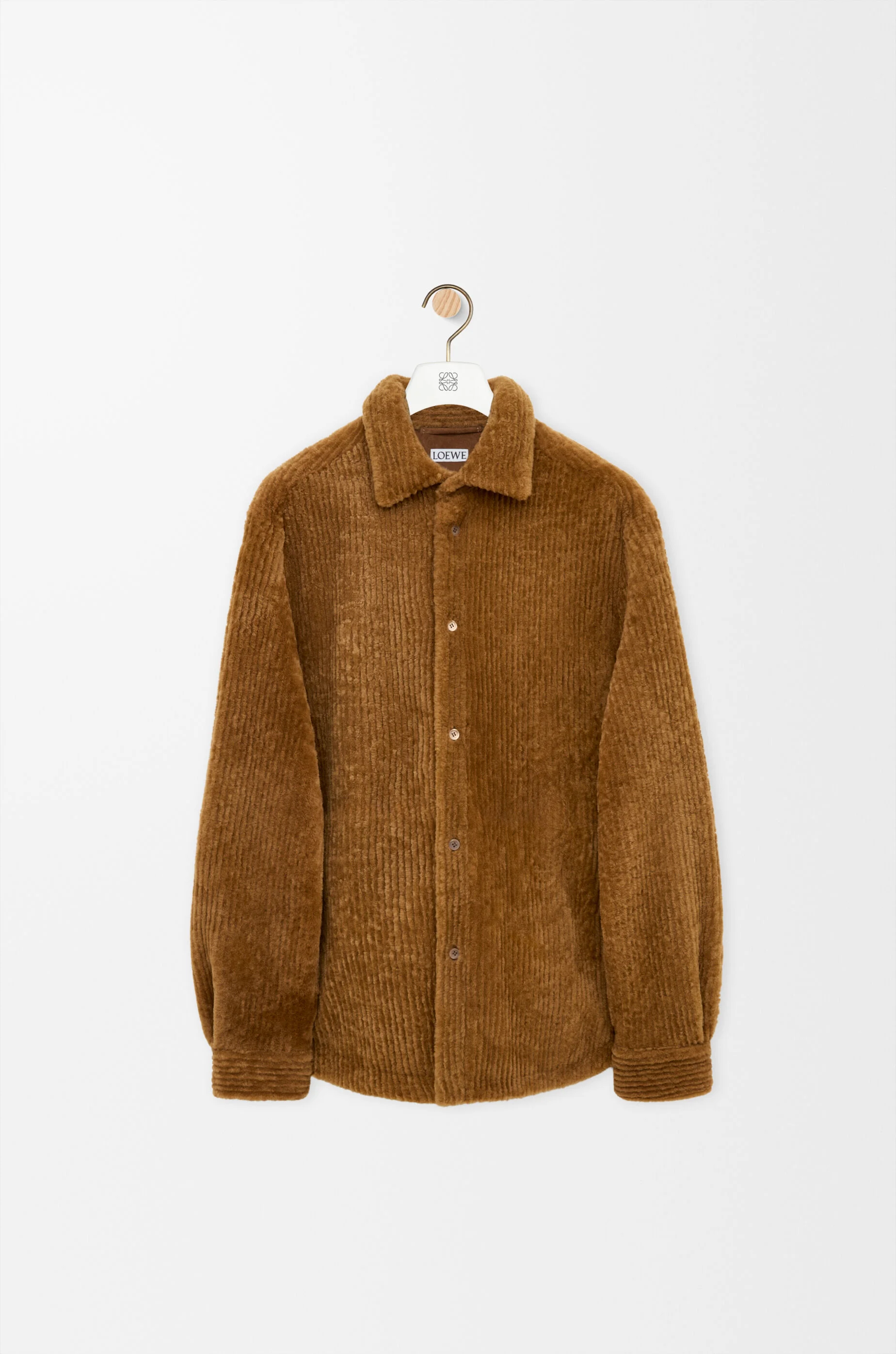 Overshirt in shearling corduroy - 1