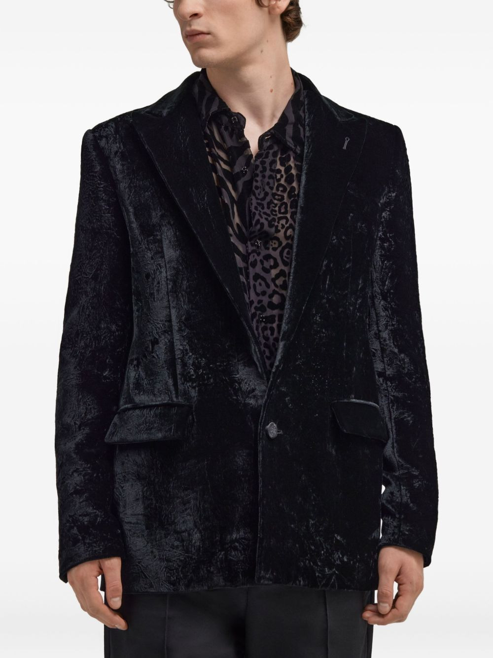 single-breasted blazer - 3