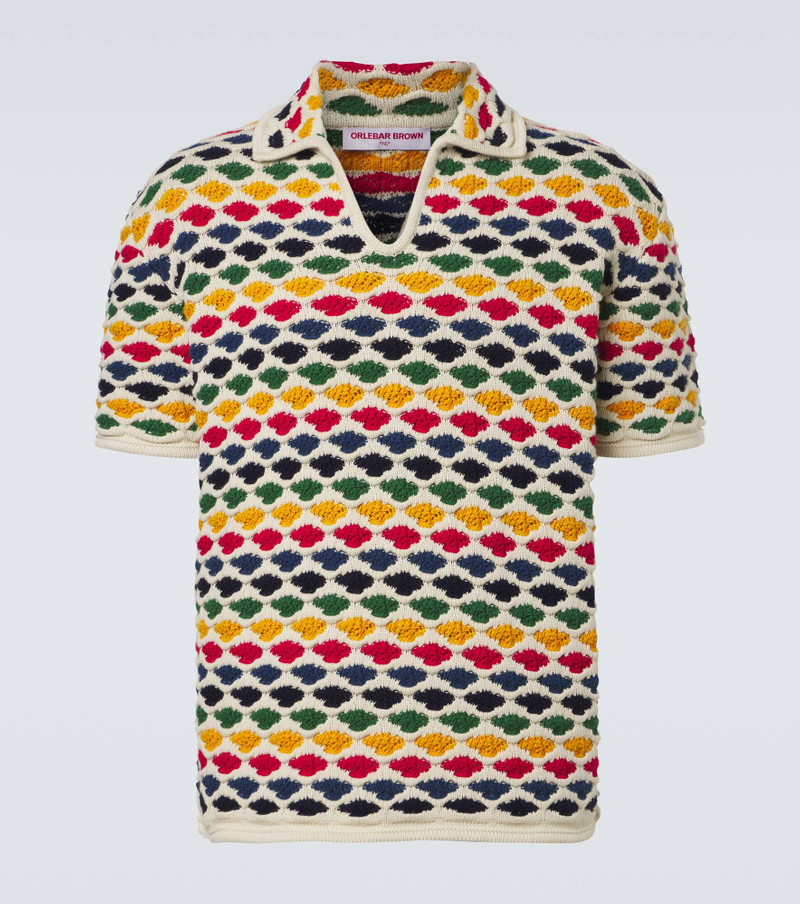 Batten crochet cotton bowling shirt 1
