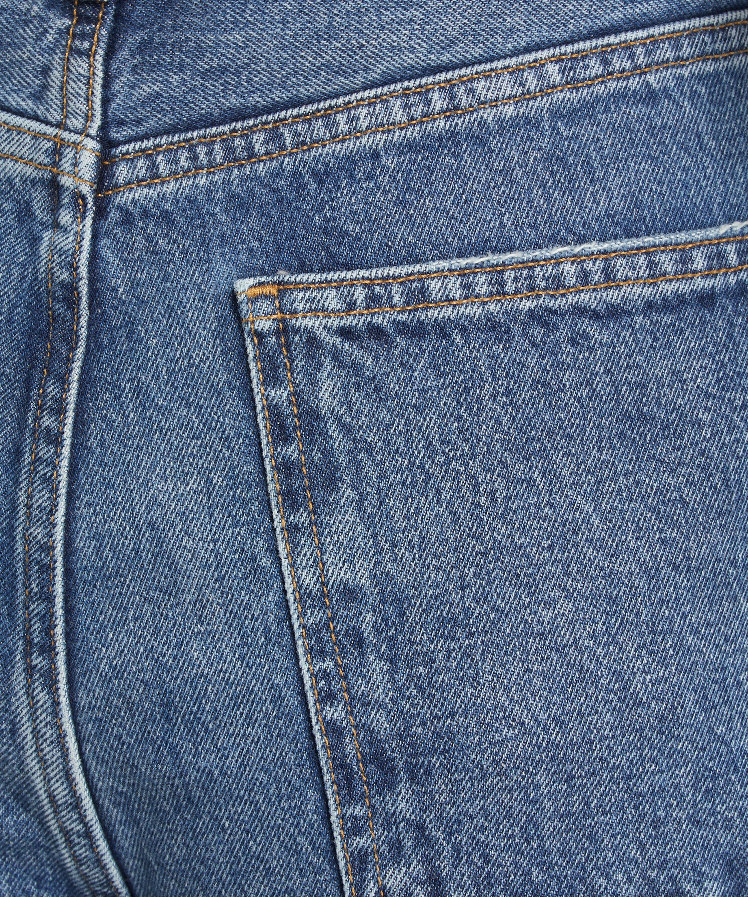 90s Pinch Waist High Rise Straight Jeans - 5