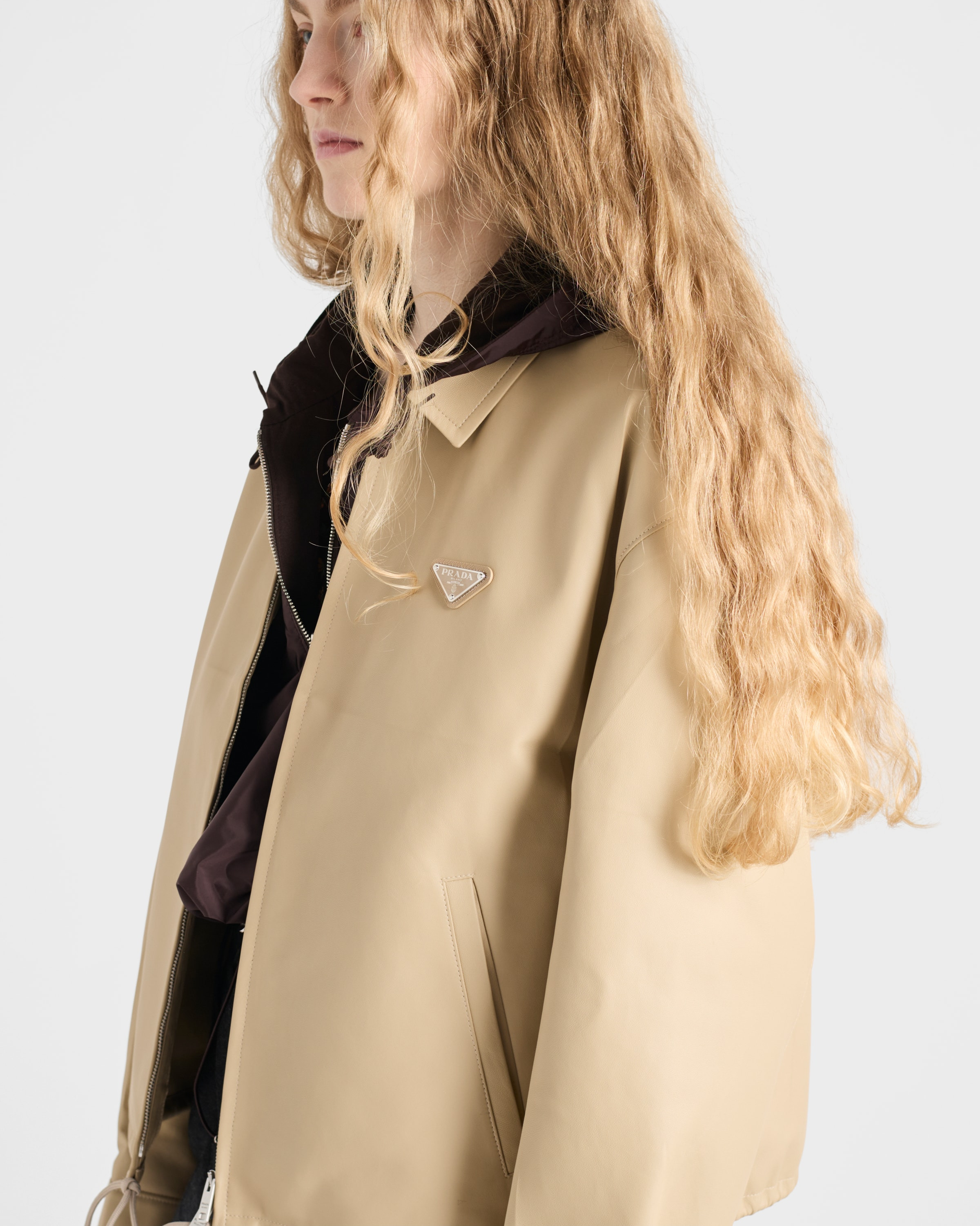 Nappa leather blouson jacket - 3