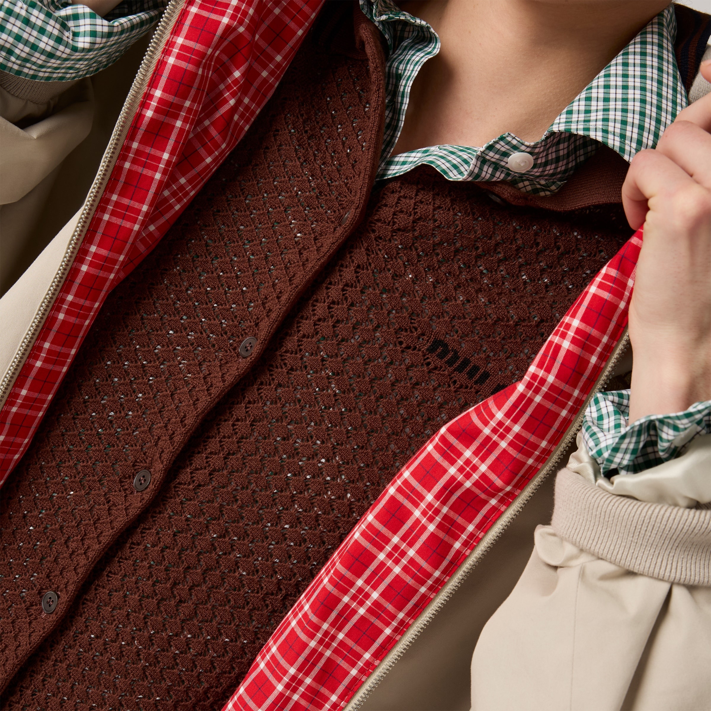 Panama cotton blouson jacket - 5