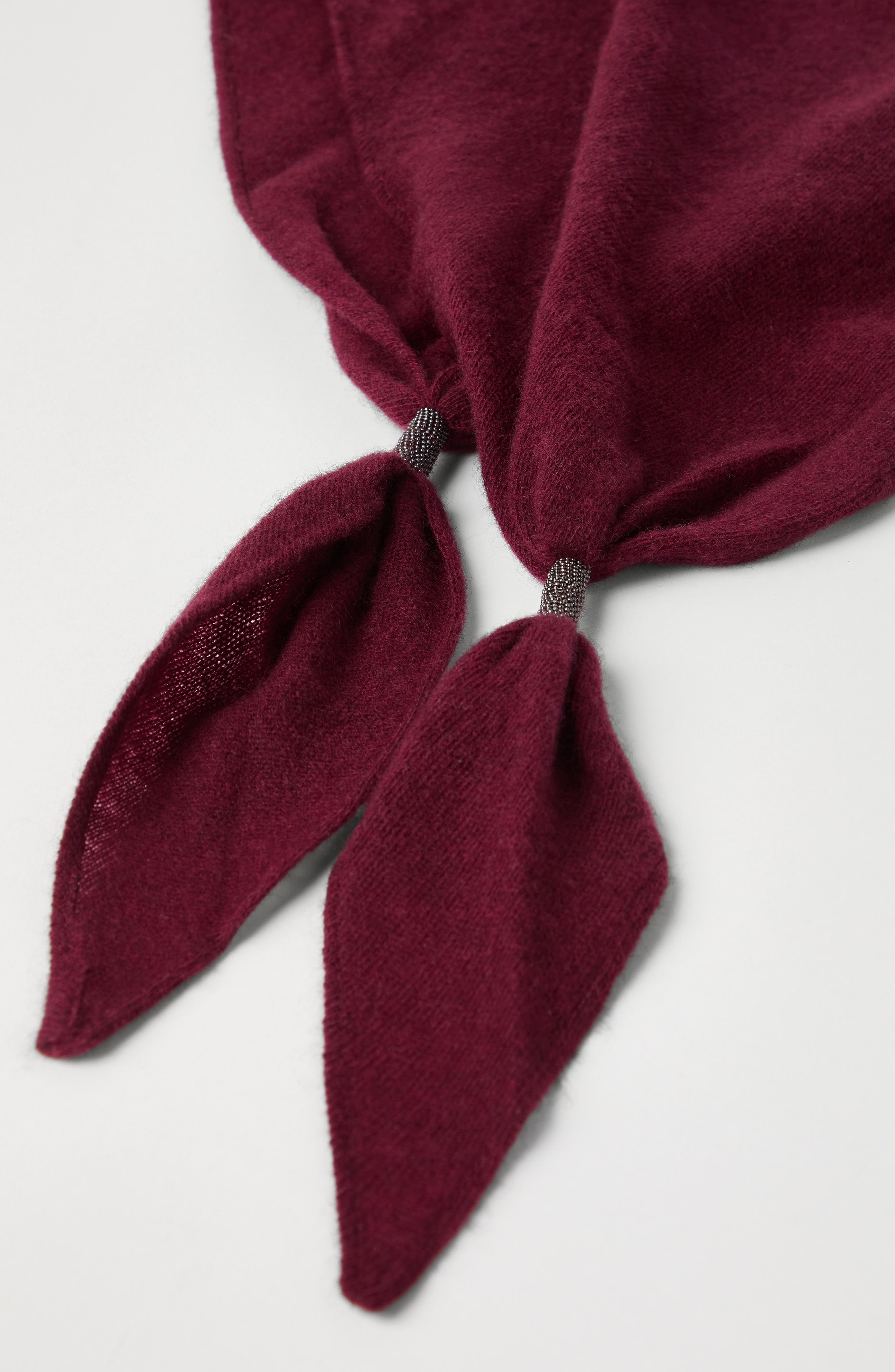Brunello Cucinelli Scarf with monili in Amaranth at Nordstrom - 3