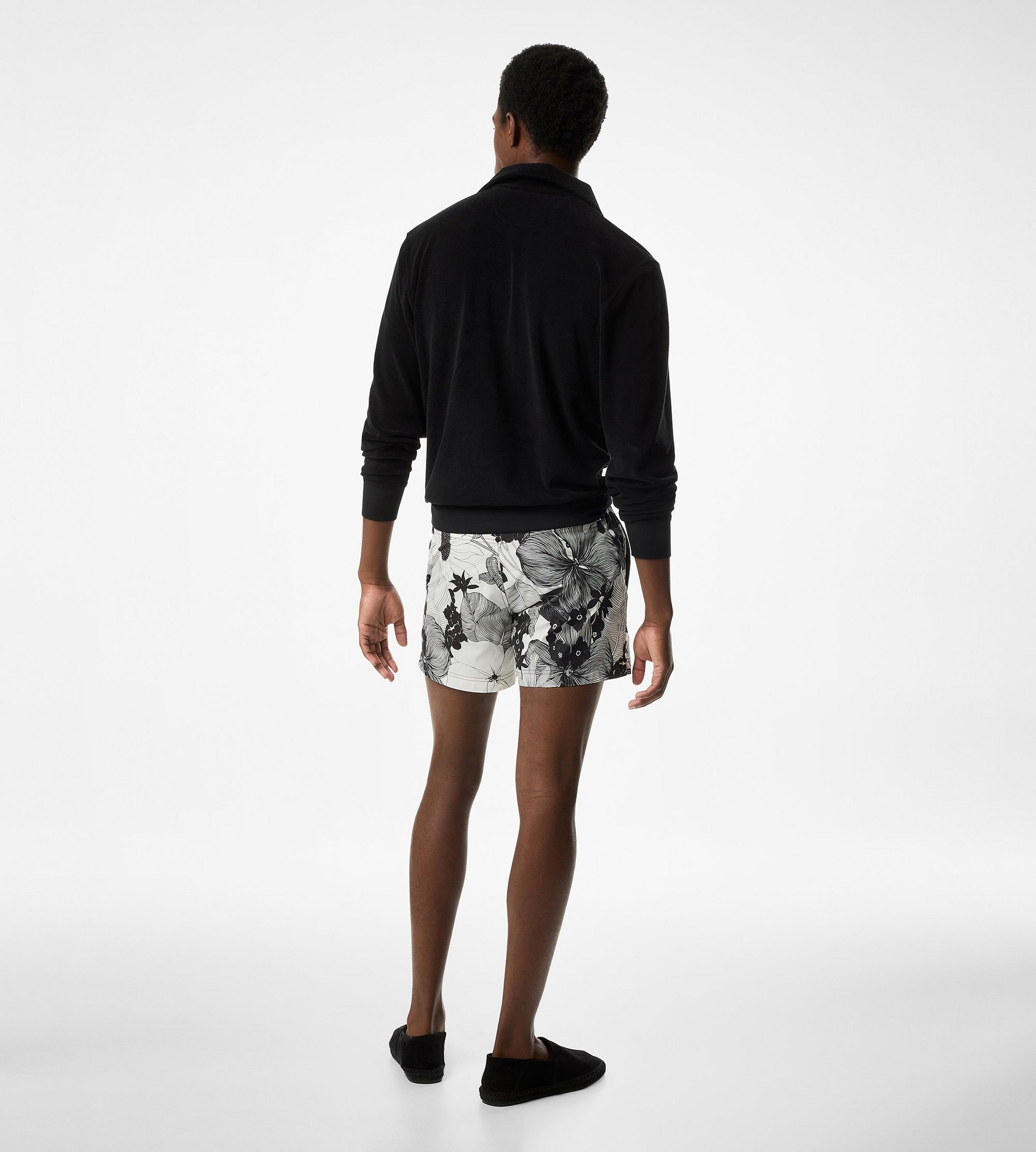 FLORAL PRINT SWIM SHORT - 3