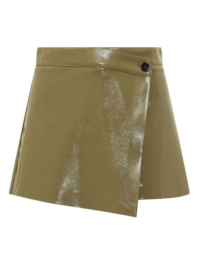 asymmetric patent leather skorts 1