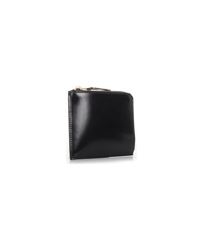 Comme Des Garçons Black Wallet With Gold Colored Inside outlook