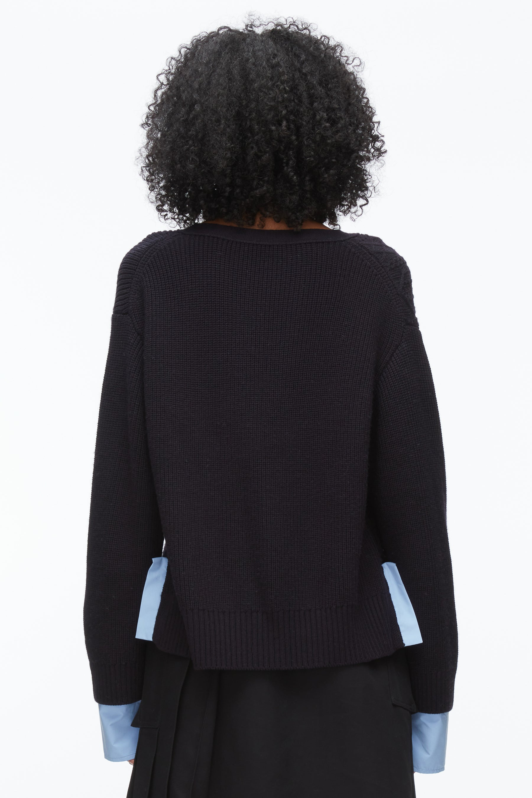 Cable Mix Boyfriend Cardigan - 5