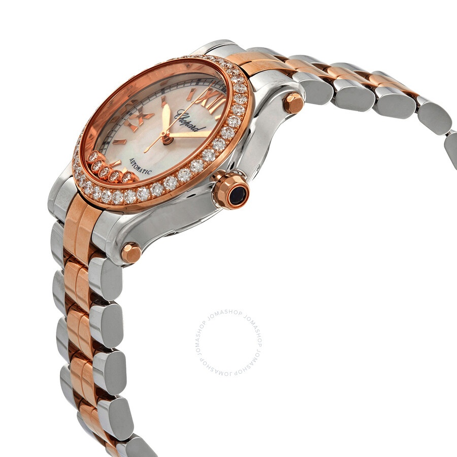 Chopard Happy Sport Automatic Diamond Mother of Pear Dial Ladies Watch 278573-6021 - 2
