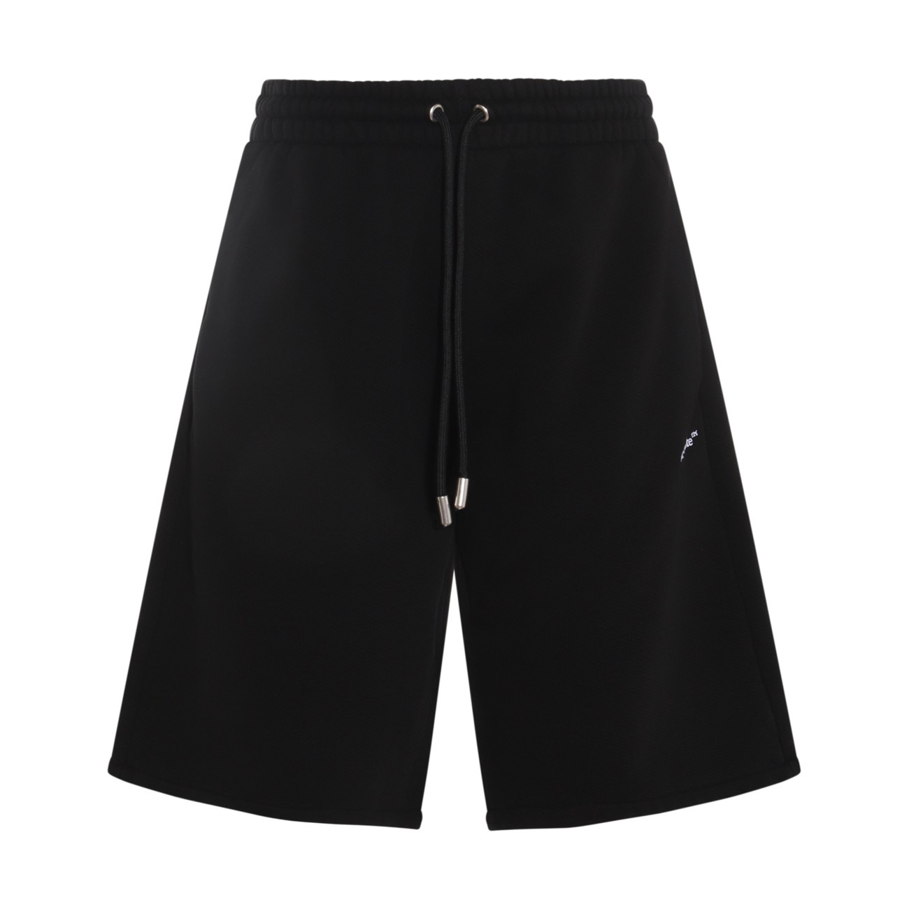 black cotton shorts - 1