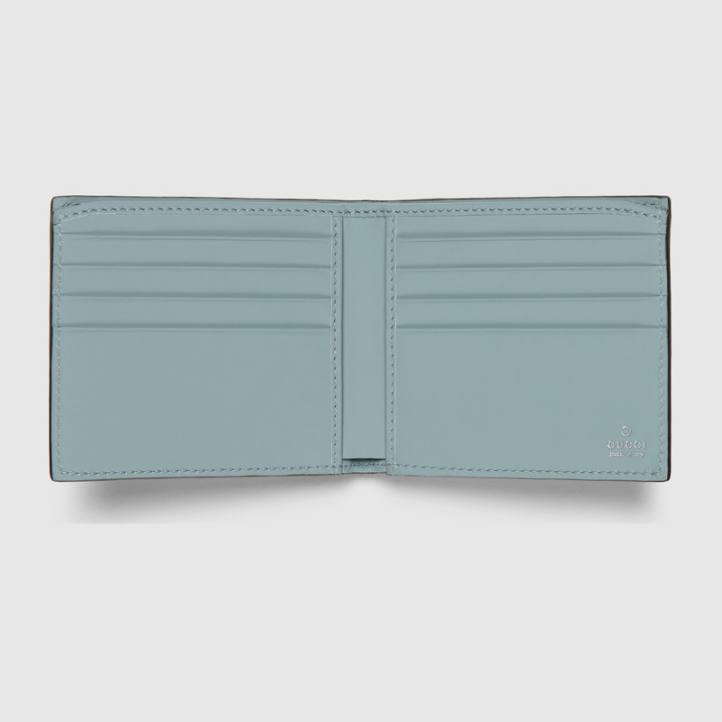 GUCCI GG rubber-effect bi-fold wallet outlook
