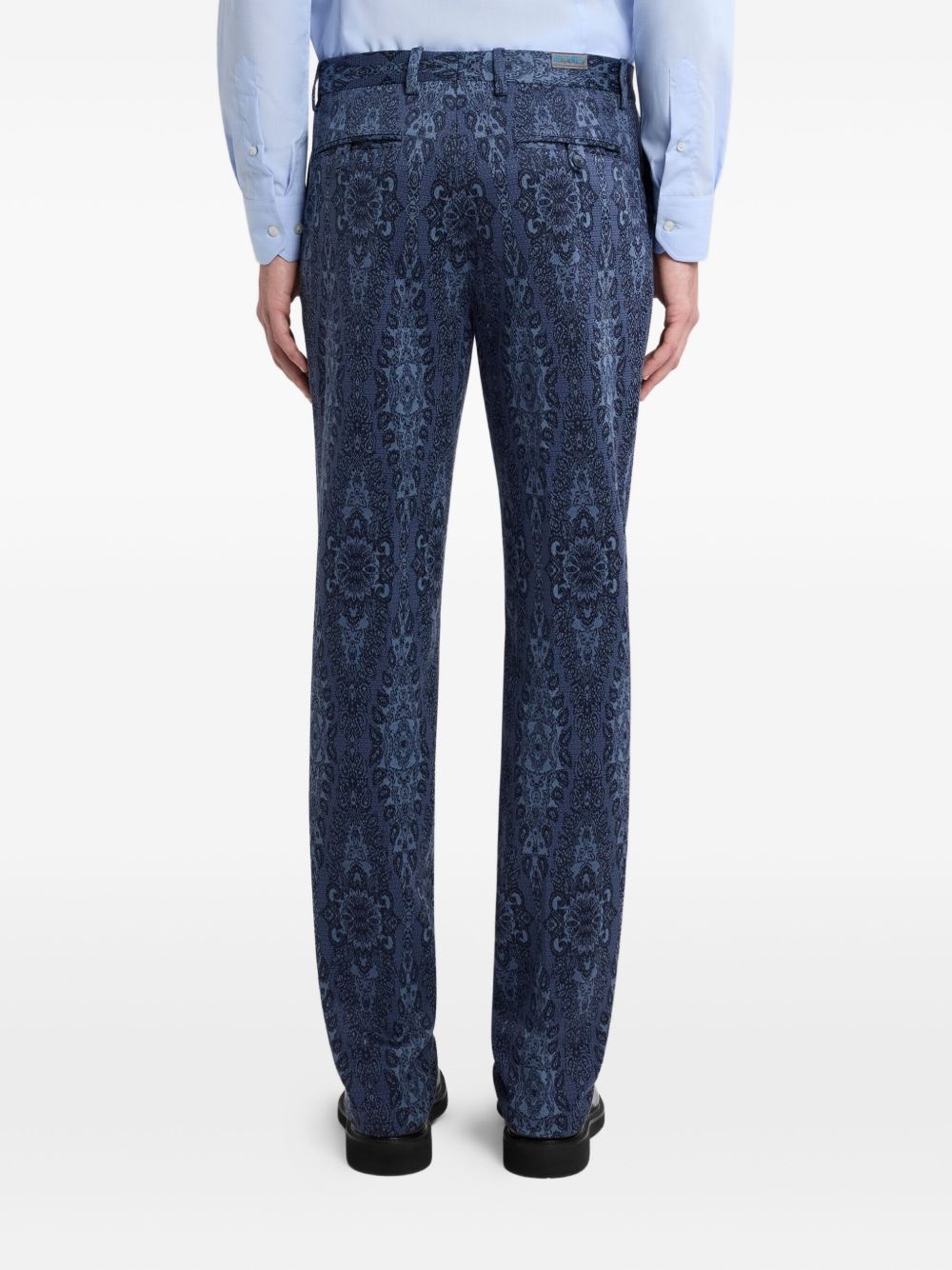 jacquard trousers - 3