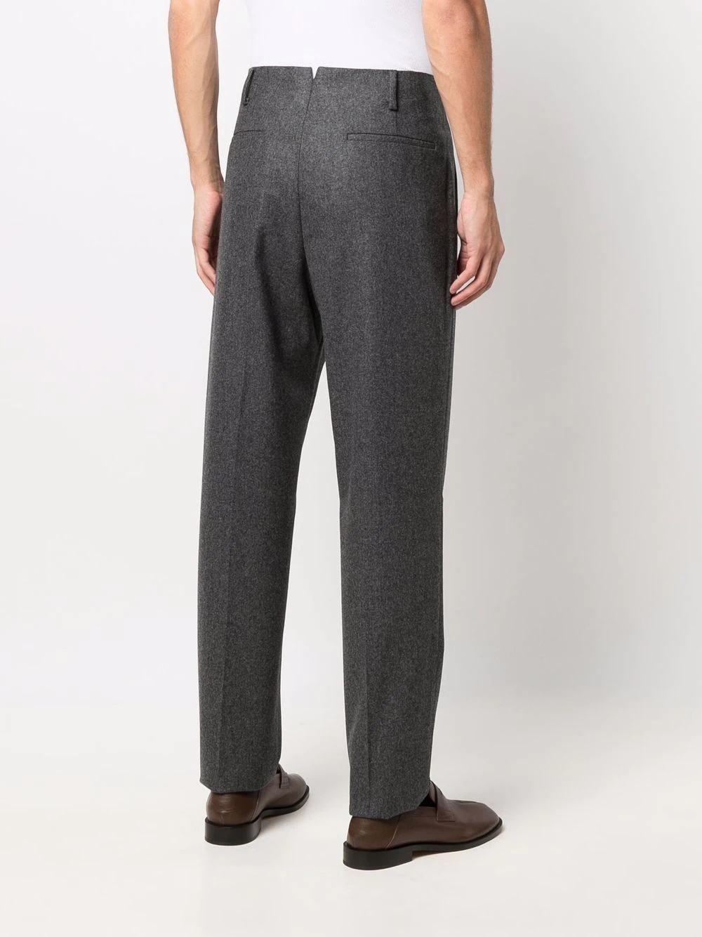 tailored straight-leg trousers - 4