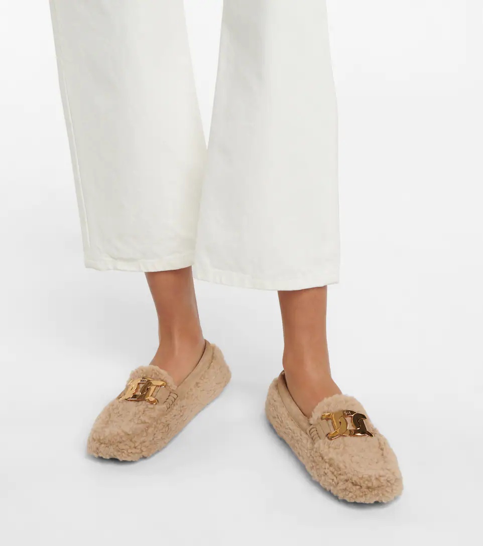 Shearling loafers - 4