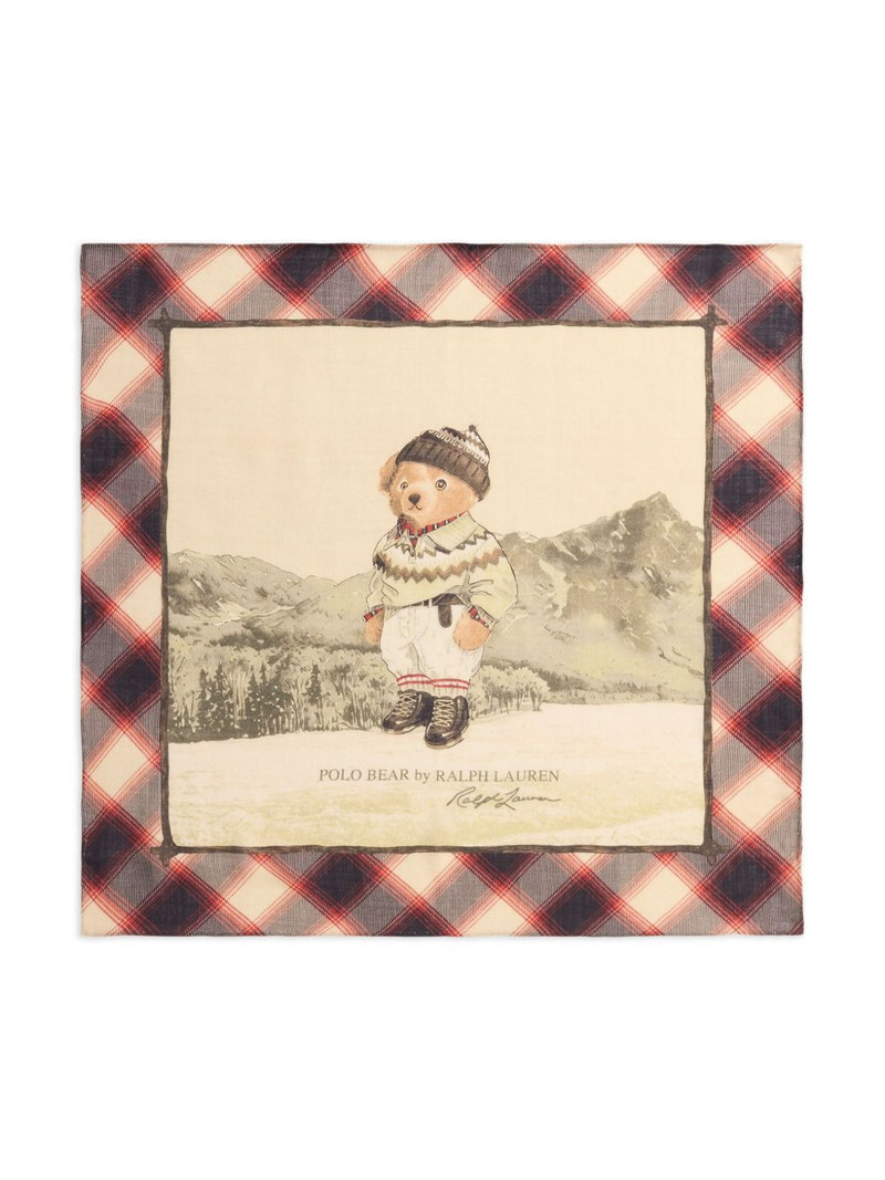 Polo Bear wool blend scarf 1