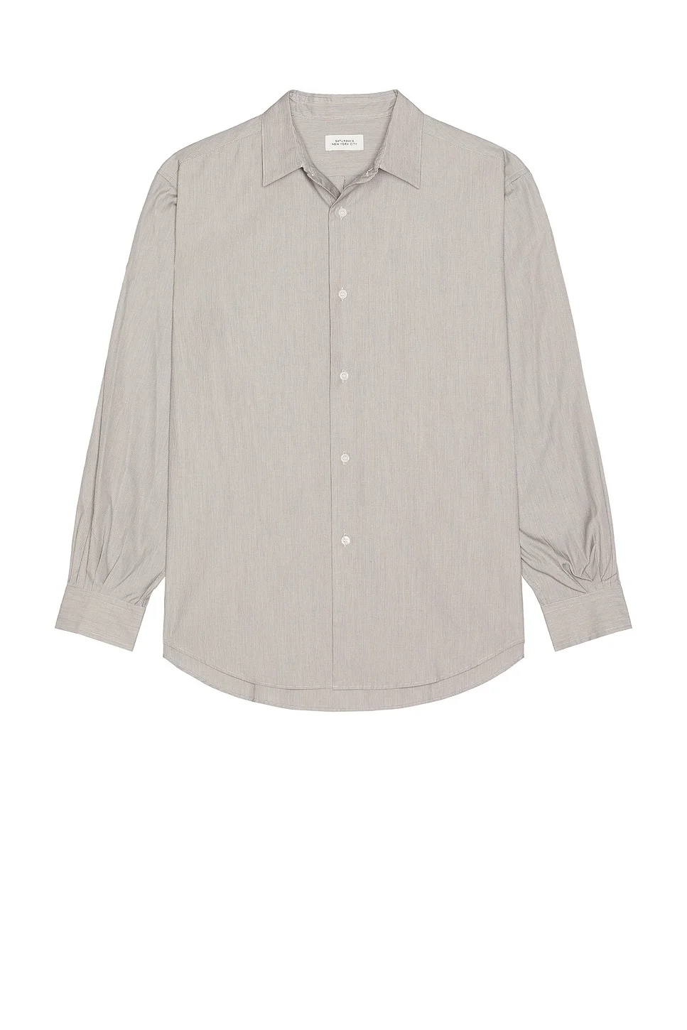Regular Collar Stripe Shirt - 1