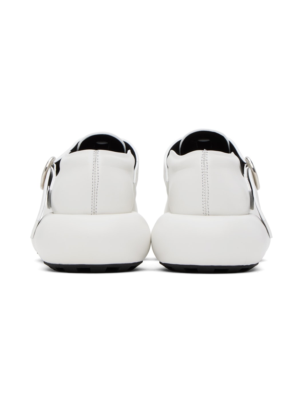 White Buckle Oxfords - 2
