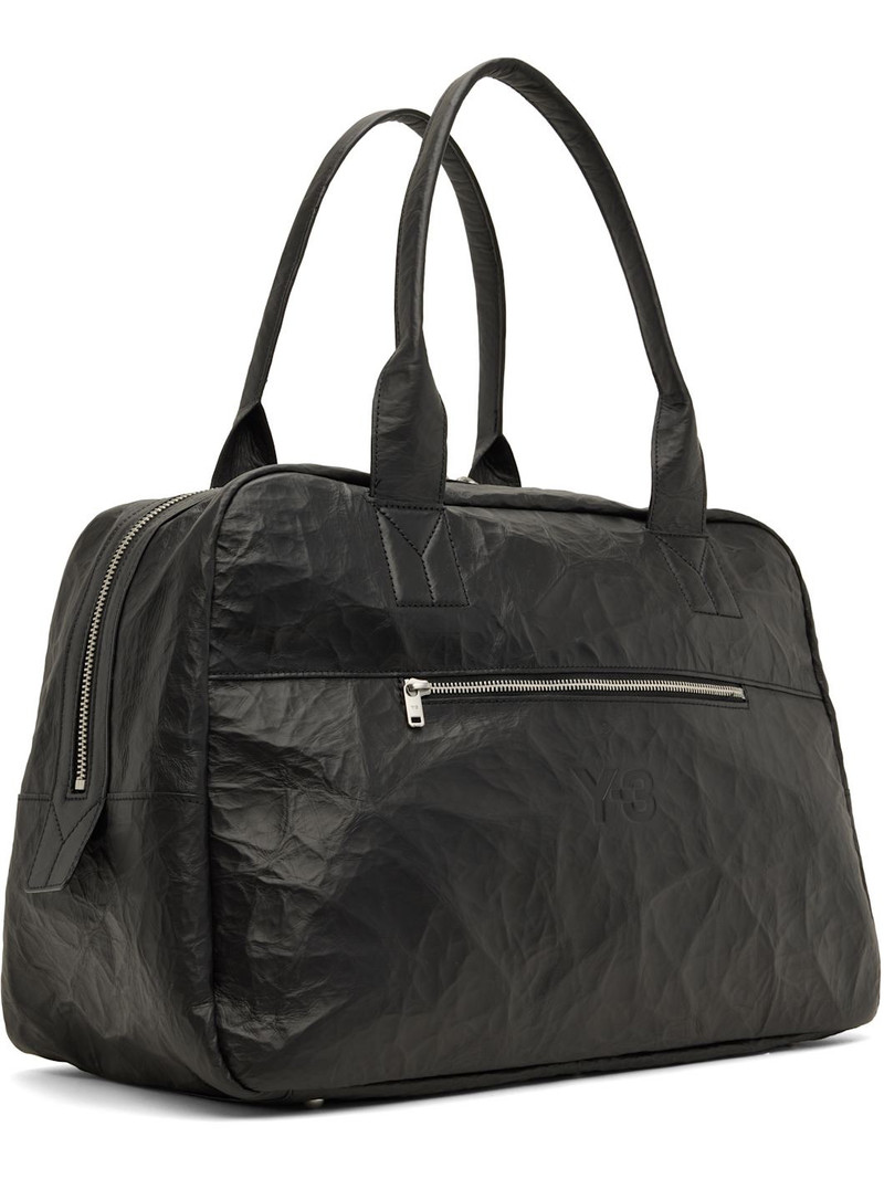 Y-3 Black Weekender Duffle Bag outlook