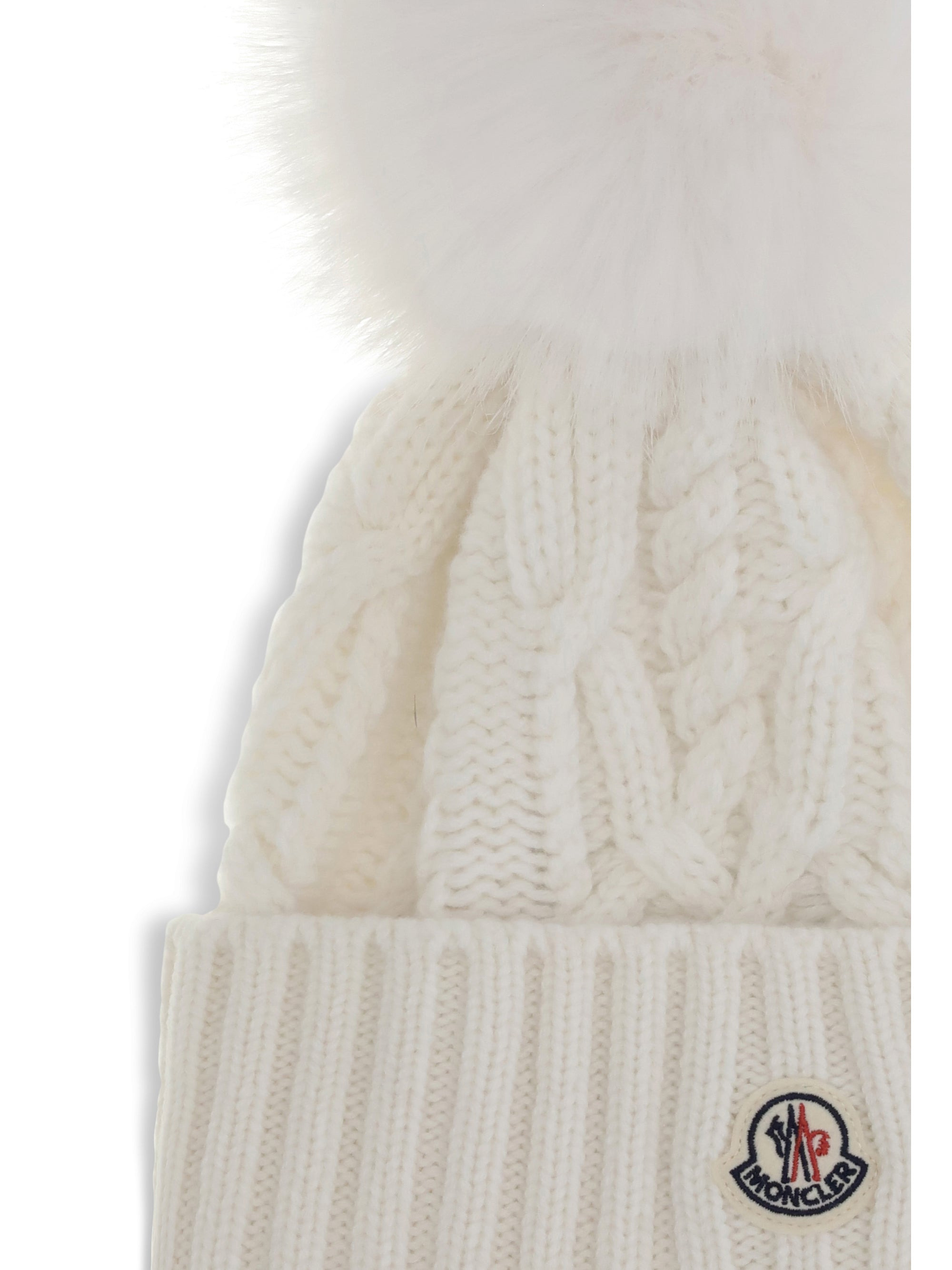 Moncler Women Cashmere Blend Hat With Pom-Pon - 3