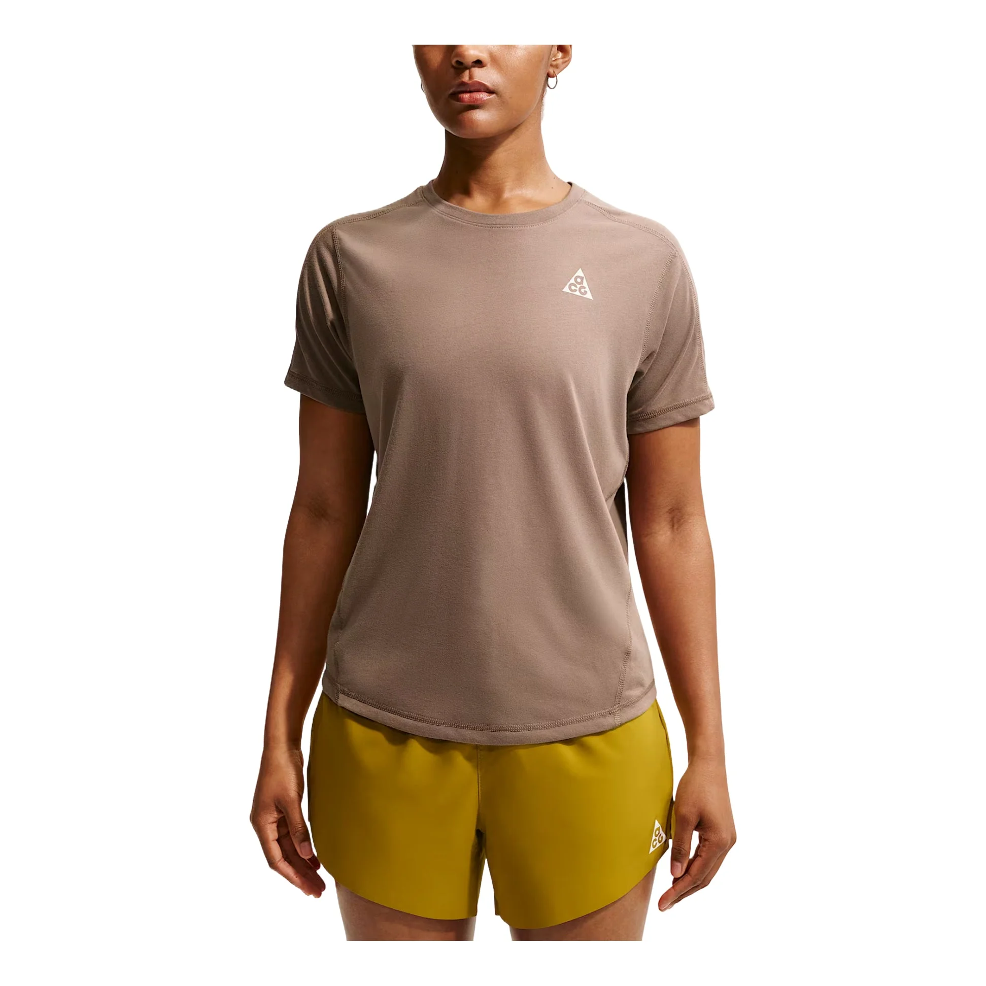 (WMNS) Nike x ACG Dri-FIT T-Shirt 'Mink Brown Summit White' IO9650-214 - 1