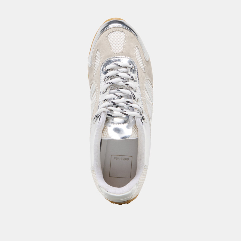 MYLES SNEAKERS SILVER MULTI LEATHER 9