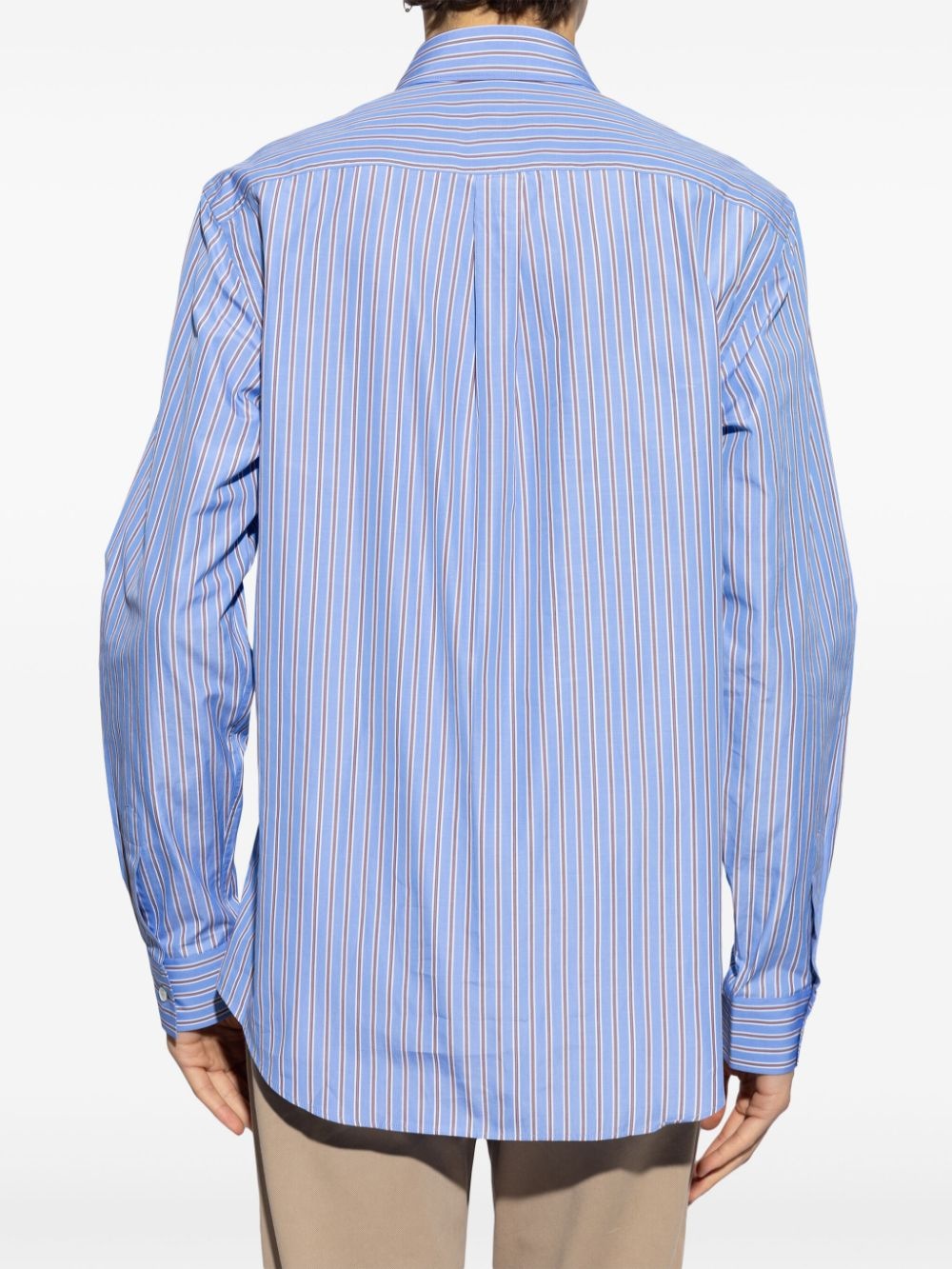 striped cotton shirt - 4