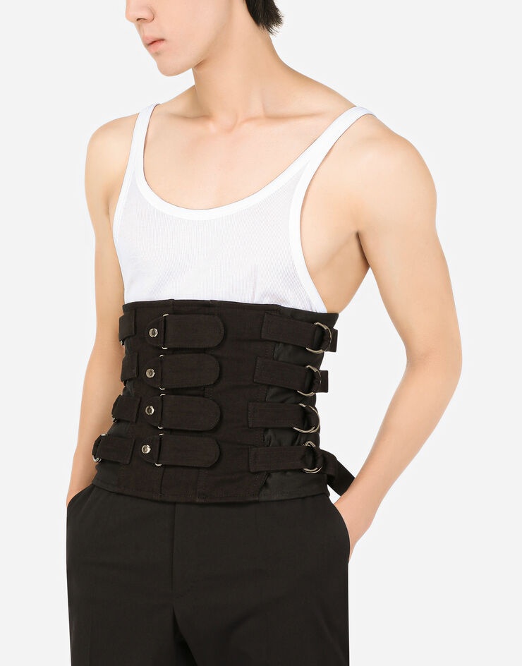 Stretch denim corset - 4
