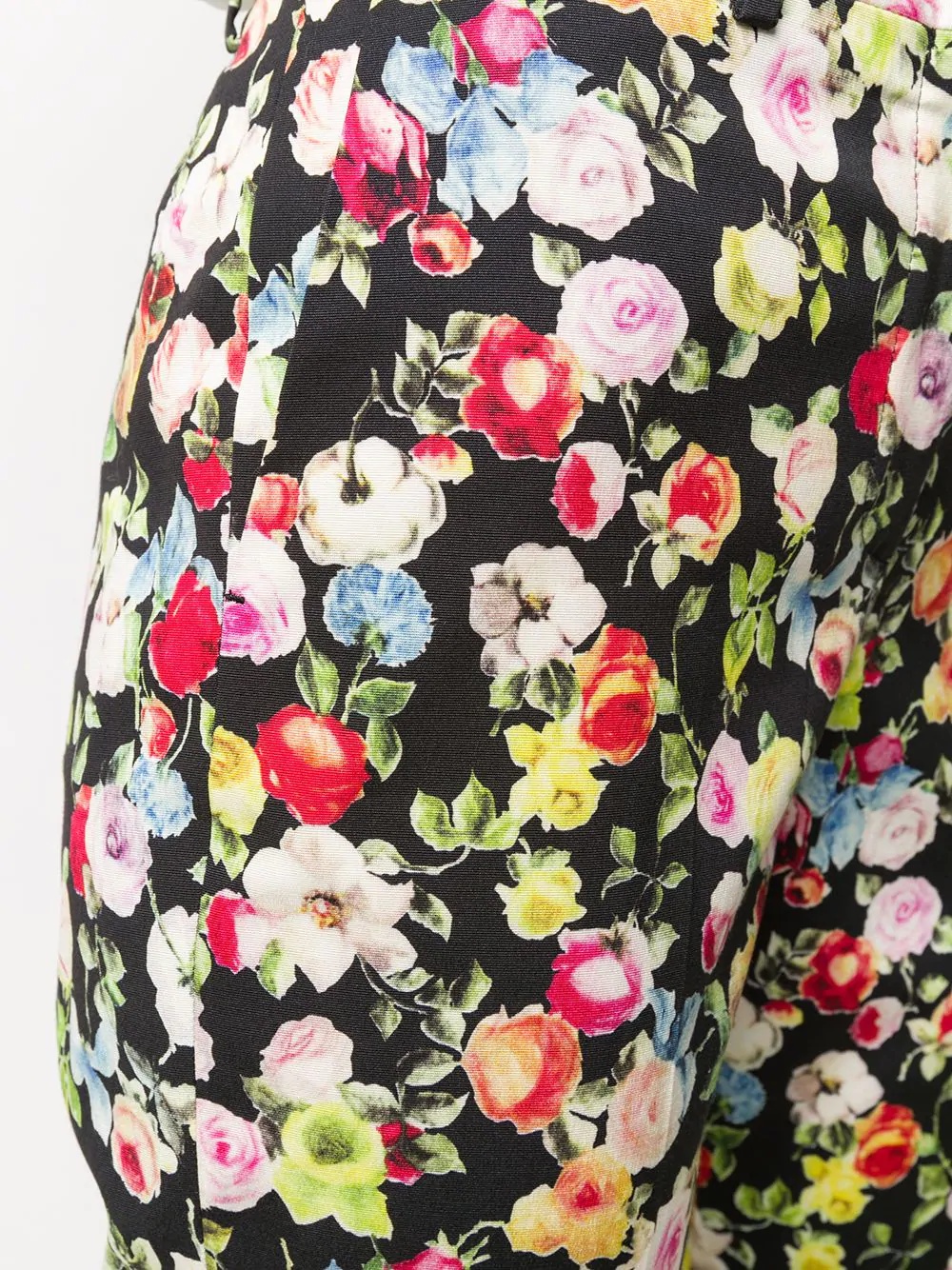 floral print cropped trousers - 5