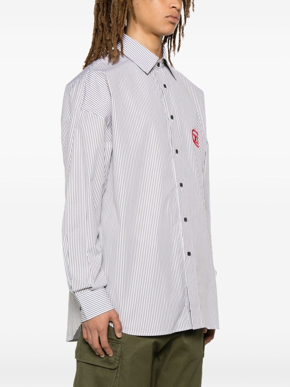 S-Douber logo-embroidered shirt - 3