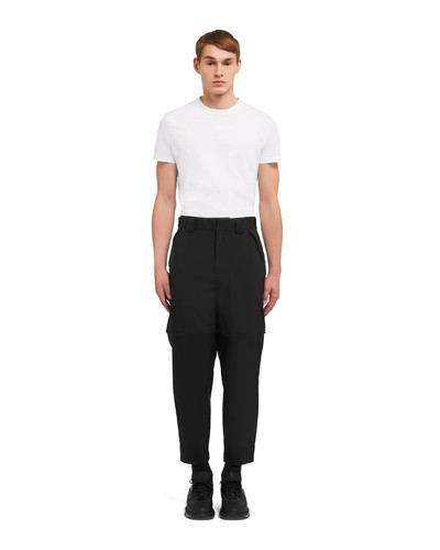 Prada Technical fabric wide-leg pants outlook