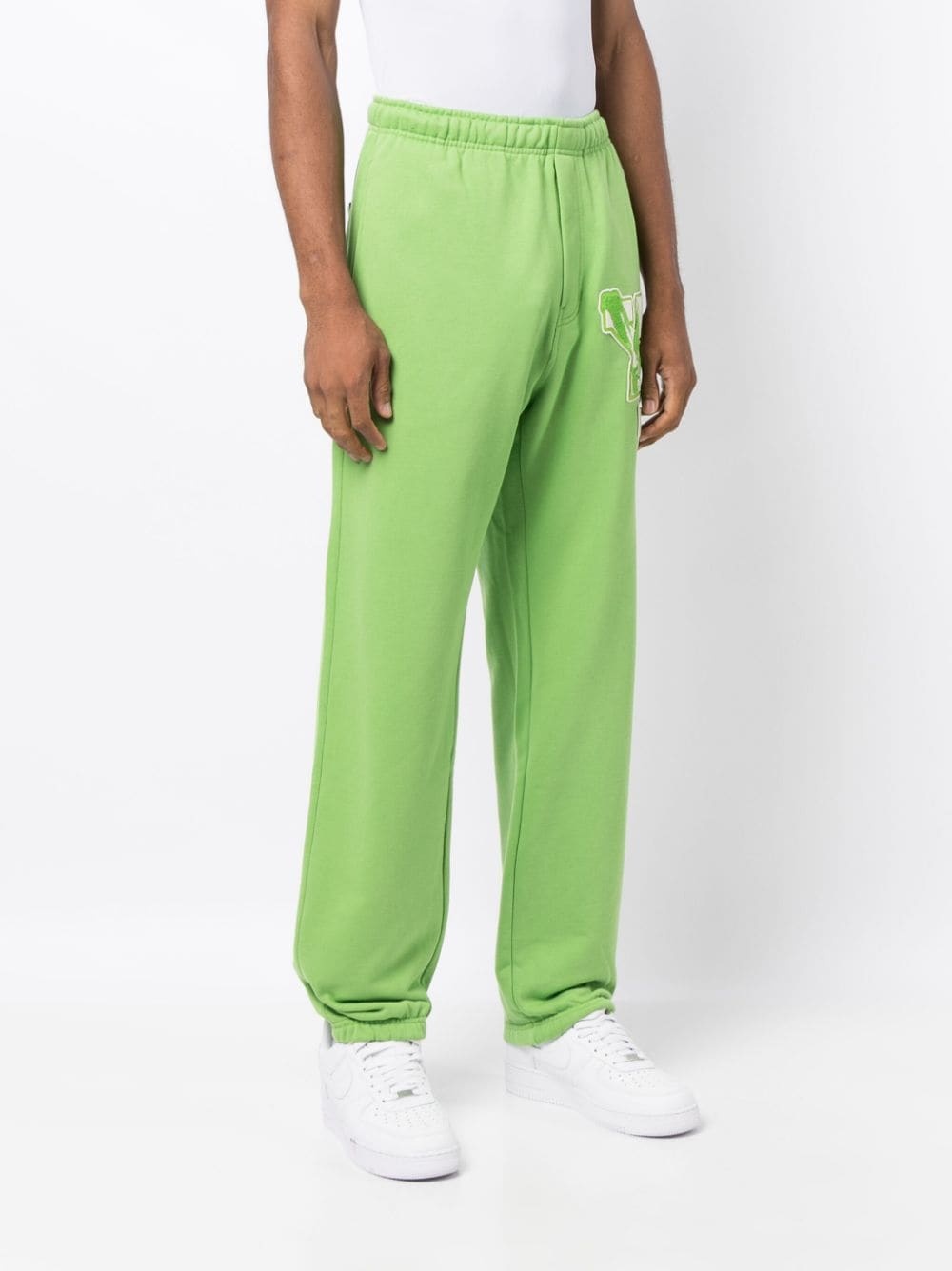GFX FT logo-patch cotton track pants - 3
