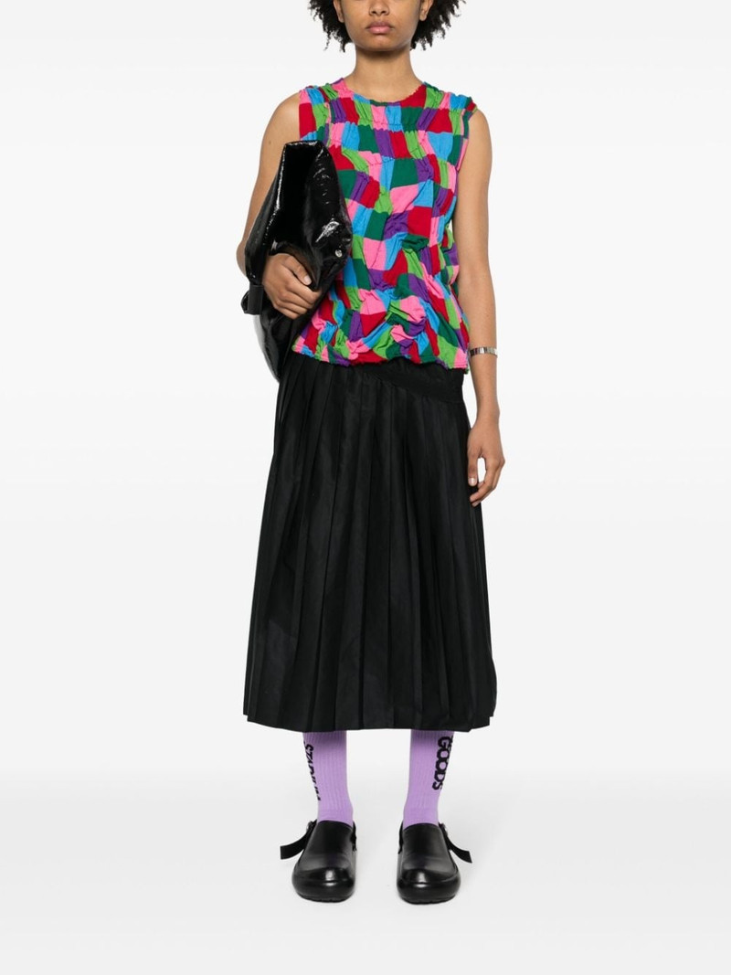 Comme Des Garçons ruched knitted Top outlook