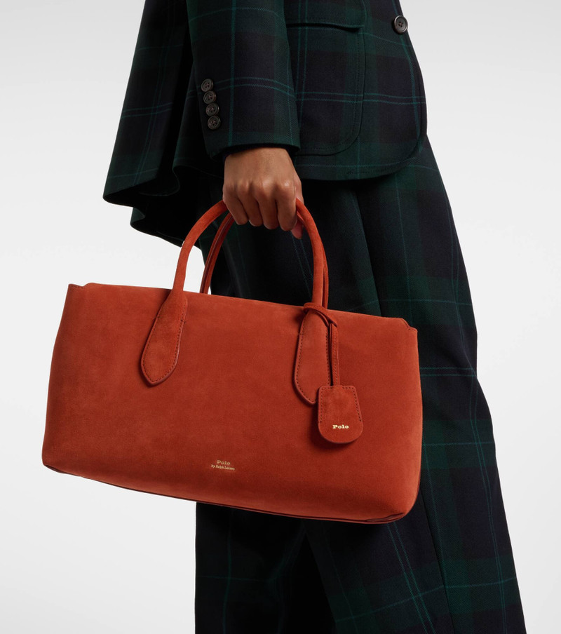 Bellport Medium suede tote bag 2