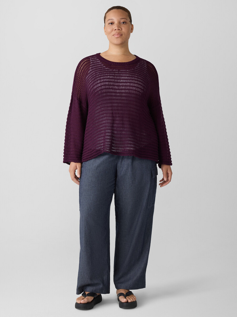 Peruvian Organic Cotton Cord Crew Neck Top 6
