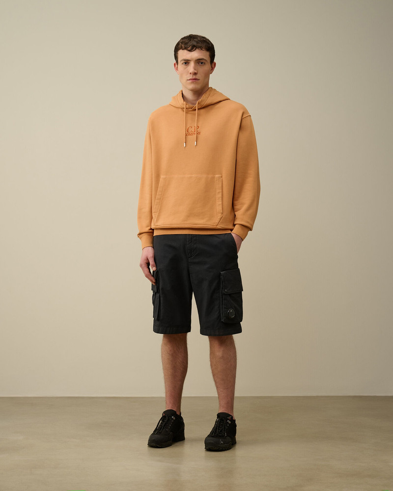 Cotton Diagonal Fleece Logo Hoodie 6