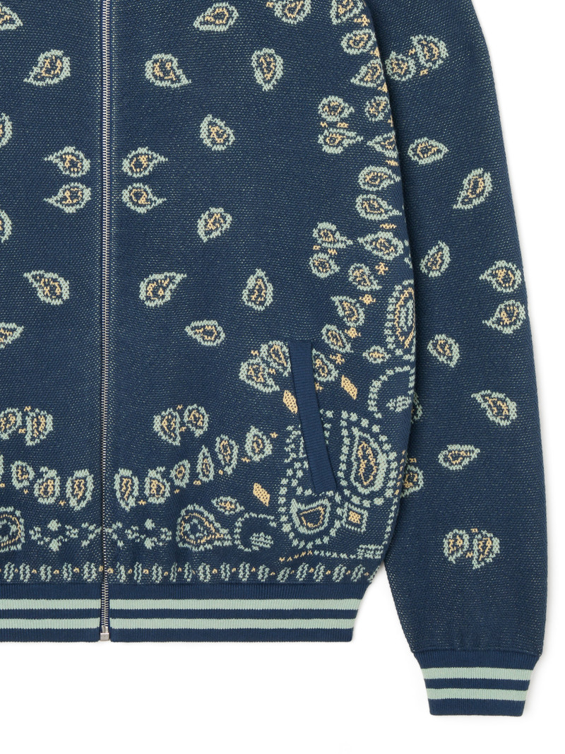 Bandana Piquet Jacquard Bomber Jacket 7