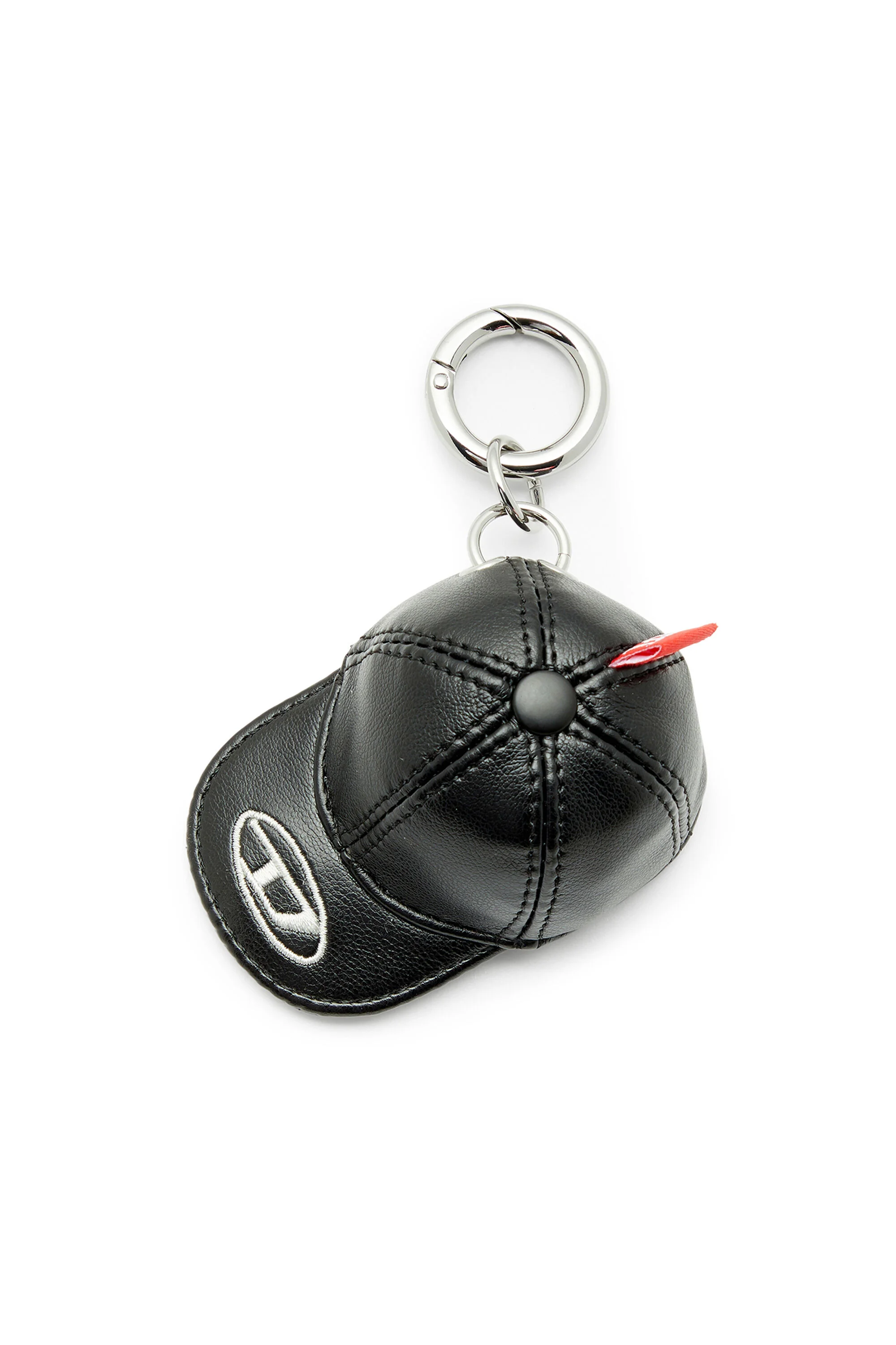 BASEBALL HAT CHARM WITH OVAL D EMBROIDERY - 1