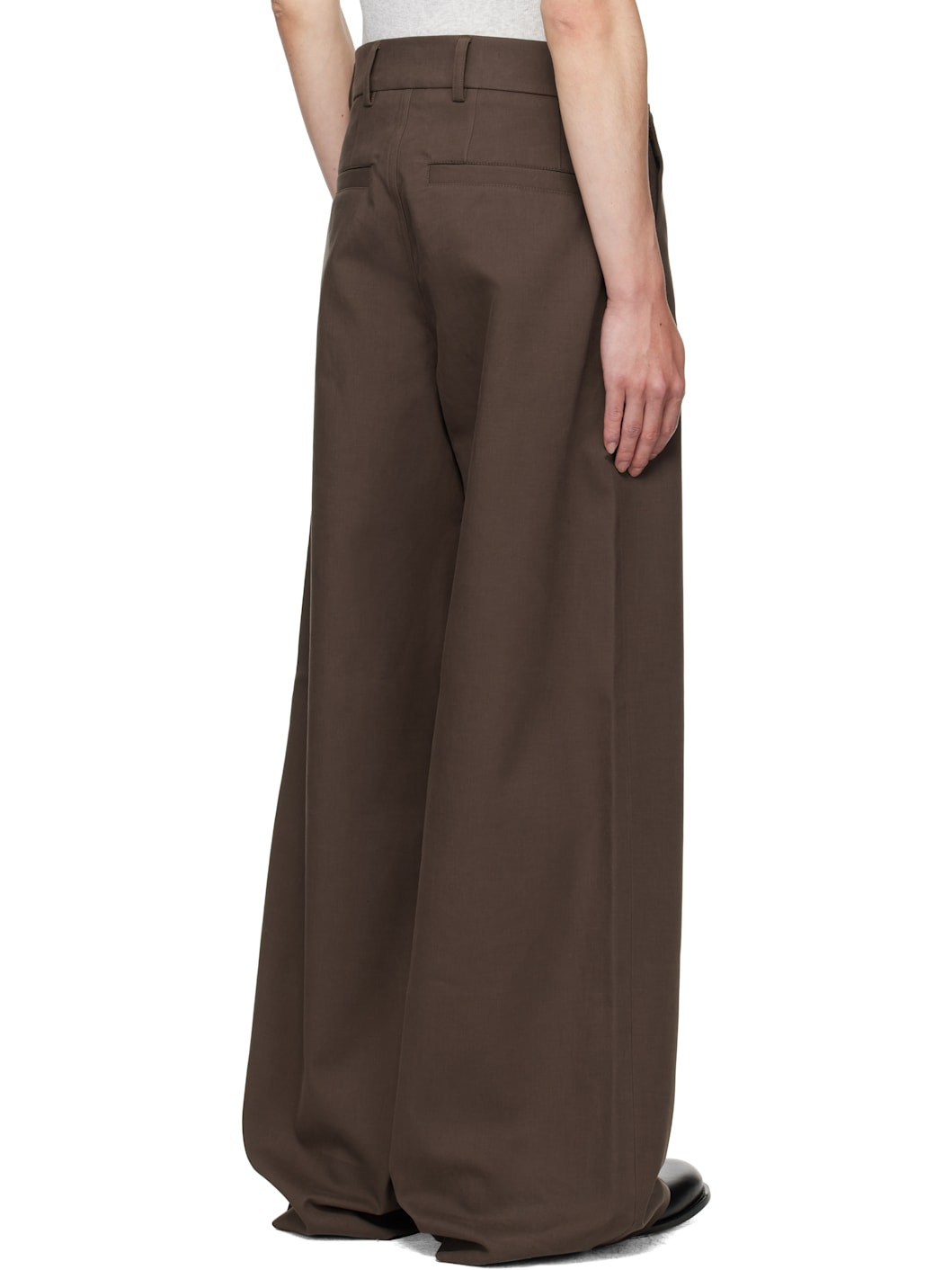 Brown Overlay Trousers - 3