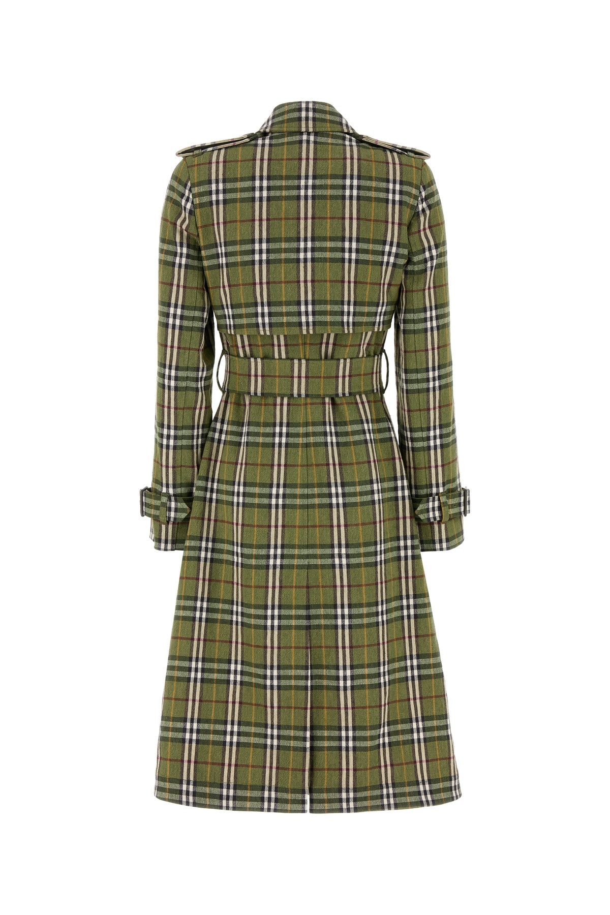Embroidered stretch linen trench coat - 2