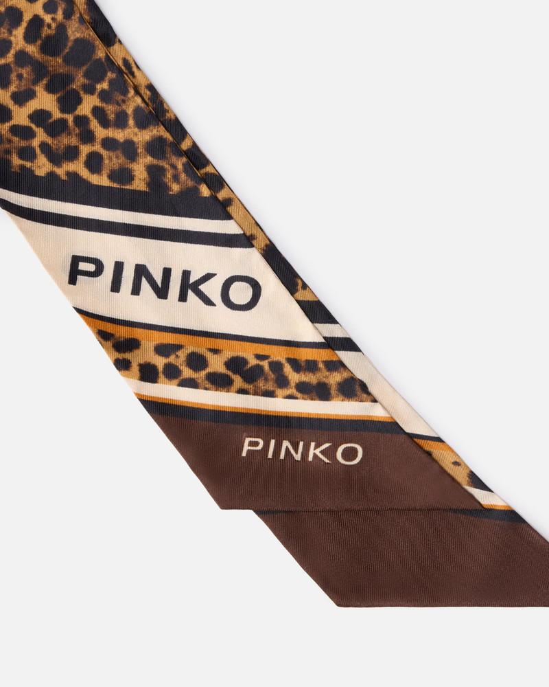 TWILLY SCARF WITH LEOPARD PRINT 3