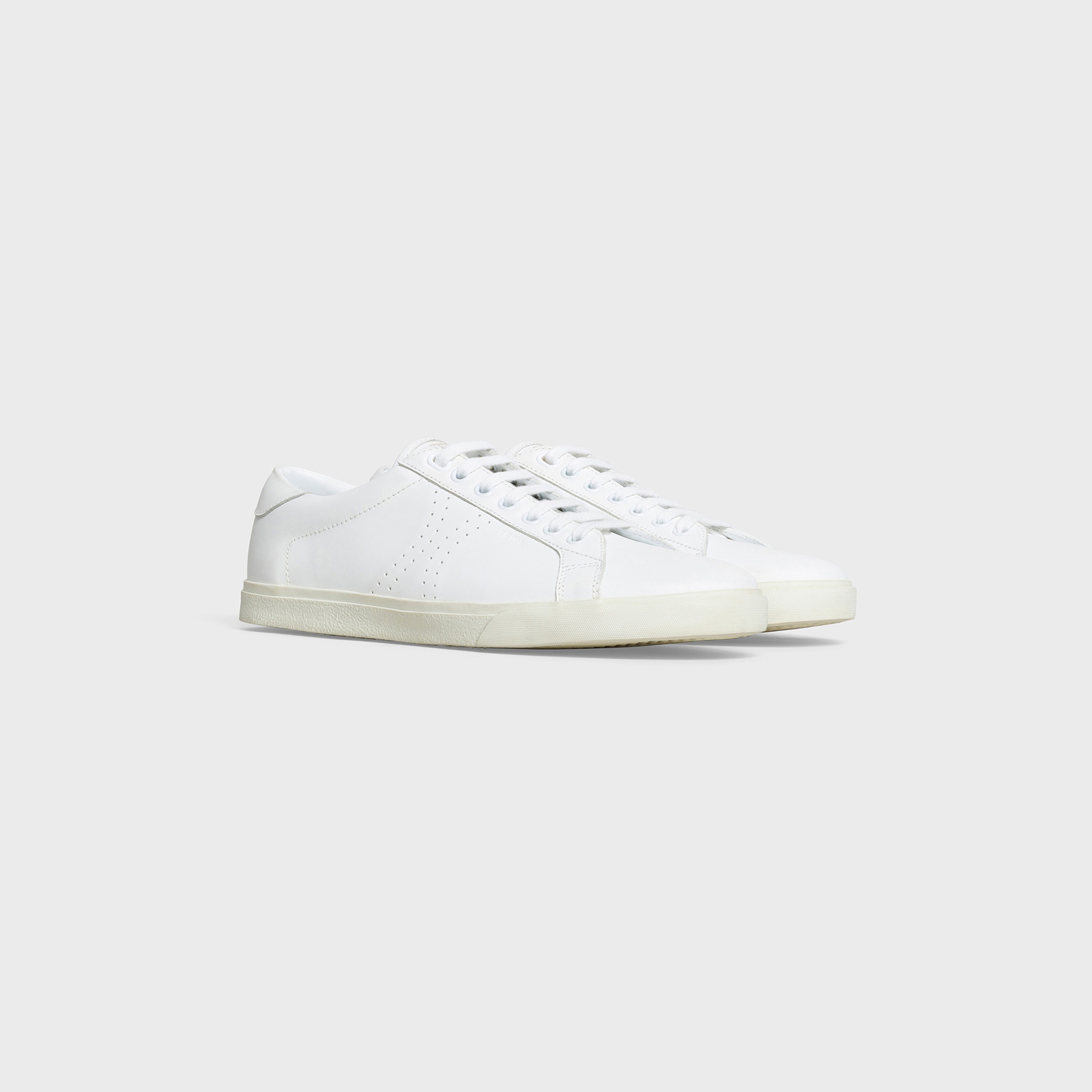 CELINE TRIOMPHE Low Lace Up Sneaker in Calfskin - 2